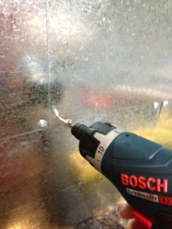 workbench backsplash drilling