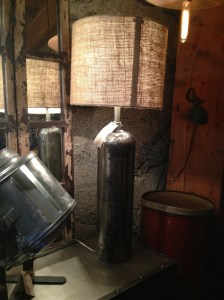 BDA fire extinguisher lamp