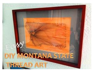 diy easy montana wood nail thread art